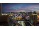 This stunning city view captures the vibrant energy of the city skyline at sunset at 145 E Harmon Ave # 3705, Las Vegas, NV 89109