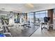Bright and spacious workout area equipped with free weights and modern weight machines at 150 Las Vegas Blvd # 1716, Las Vegas, NV 89101