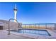 Relaxing hot tub area with Stratosphere views and mountain views at 200 W Sahara Ave # 2210, Las Vegas, NV 89102