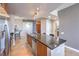 Contemporary kitchen with granite countertops, stainless steel appliances, and sleek cabinetry, ideal for cooking at 200 W Sahara Ave # 2210, Las Vegas, NV 89102