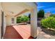 Covered patio with concrete, ceiling fan, and a landscaped backyard at 2149 Kelsey Creek Ct, Henderson, NV 89044