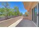 Balcony view with mature trees providing shade and privacy at 229 N Buteo Woods Ln, Las Vegas, NV 89144