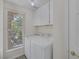 Laundry room with a window and modern appliances at 2528 Huber Heights Dr, Las Vegas, NV 89128