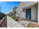 Contemporary home showcasing its exterior, highlighted by a neat pathway and tastefully landscaped front yard at 2722 Marchetti Pl, Henderson, NV 89044