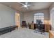 Inviting home office with a bright window, modern desk and office chair at 278 Star Cluster Cir, Las Vegas, NV 89145
