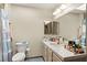 Bright bathroom features a large vanity, updated fixtures, and ample storage at 2851 S Valley View Blvd # 1071, Las Vegas, NV 89102