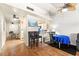 Bright dining area features tile flooring and a view of the kitchen at 2851 S Valley View Blvd # 1071, Las Vegas, NV 89102