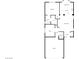 Detailed floor plan showcasing the layout of the home, including the kitchen and dining area at 3053 Monroe Park Rd, Henderson, NV 89052