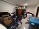 Spacious garage providing ample storage space with various items and equipment neatly arranged at 3447 One Nation Ave, Las Vegas, NV 89121