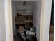 A closet full of boxes and other items at 3447 One Nation Ave, Las Vegas, NV 89121
