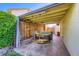 Relaxing outdoor space with a covered hot tub, perfect for unwinding in privacy at 3557 Wayne Cir, Las Vegas, NV 89121