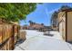 Large backyard with concrete driveway and a detached garage, with room for outdoor activities at 3557 Wayne Cir, Las Vegas, NV 89121
