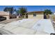 Wide front driveway with access to garage and home providing ample parking space at 3557 Wayne Cir, Las Vegas, NV 89121