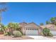 Charming single-story home with well-maintained landscaping and a two-car garage at 3640 Shanagolden St, Las Vegas, NV 89129