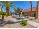 Shaded picnic tables offer residents relaxing and comfortable space to socialize at 5301 River Glen Dr # 205, Las Vegas, NV 89103