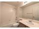 A full bathroom with a tub and shower combination and a vanity with sink at 5425 Thomaston Ct, Las Vegas, NV 89122