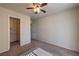 Bedroom with standard closet and view into an adjacent room at 5425 Thomaston Ct, Las Vegas, NV 89122