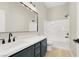 Bathroom featuring an extended vanity and shower/tub combination at 5908 Big Horn View St, North Las Vegas, NV 89031
