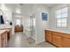 Bathroom featuring double sinks, tile floors, a bathtub, and a shower at 6370 Ava Ridge Ave, Las Vegas, NV 89141