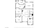 Upstairs floor plan featuring the primary bedroom, laundry, and additional bedrooms and bathrooms at 6370 Ava Ridge Ave, Las Vegas, NV 89141