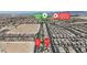 This aerial view highlights neighborhood parks, schools, and community features and their proximity to the property at 6370 Ava Ridge Ave, Las Vegas, NV 89141