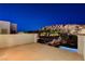 Upstairs balcony overlooking backyard provides a peaceful spot to enjoy the outdoor views and relax at 734 Glowing Horizon St, Henderson, NV 89052