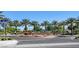 Inviting community entrance featuring lush landscaping and a welcoming sign, reflecting pride of ownership at 7472 Brody Meadows St, North Las Vegas, NV 89084