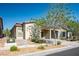 Charming single-story home featuring a desert-landscaped front yard with a covered entryway at 7472 Brody Meadows St, North Las Vegas, NV 89084