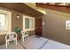 Cozy front patio of a condo unit, perfect for relaxing outdoors at 7950 W Flamingo Rd # 1024, Las Vegas, NV 89147