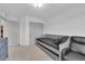 Cozy bedroom features a comfortable daybed and ample closet space at 8072 Haywood Estate, Las Vegas, NV 89113