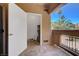 Outdoor patio features storage closet with water heater and paint at 900 Heavenly Hills Ct # 114, Las Vegas, NV 89145