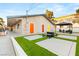 Outdoor patio featuring a gazebo, comfortable seating, and colorful doors at , Las Vegas, NV 89101