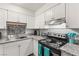 Kitchen featuring stainless steel appliances, granite countertops, and white cabinets at , Las Vegas, NV 89101