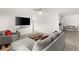 Spacious living room featuring modern decor, large TV, and comfortable seating at , Las Vegas, NV 89101