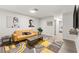 Cozy living room features a comfortable sofa, modern decor, and ample natural light at , Las Vegas, NV 89101