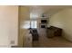 View of living room featuring fireplace, carpeting, and sliding glass doors at , Las Vegas, NV 89145