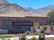 Avery Pointe at Skye Hills community sign with desert landscaping and mountain views at 10904 Ellis Pointe Ave, Las Vegas, NV 89166