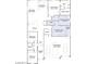 Detailed floor plan showcasing the layout, including living spaces and bedrooms at 10904 Ellis Pointe Ave, Las Vegas, NV 89166