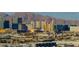 Stunning Las Vegas skyline with towering hotels, casinos, and distant mountain range at 135 E Harmon Ave # 2116, Las Vegas, NV 89109
