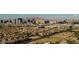 Panoramic view of the Las Vegas cityscape with residential area and iconic landmarks at 135 E Harmon Ave # 2116, Las Vegas, NV 89109