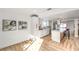 Bright kitchen featuring modern white cabinetry and stainless steel appliances at 1731 Sherwin Ln, Las Vegas, NV 89156