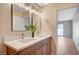 Bathroom features a double sink vanity with marble counters at 1905 Plaza Del Padre, Las Vegas, NV 89102