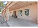 This spacious covered patio offers an area for enjoying the outdoors at 2821 Moon Cir, Las Vegas, NV 89120