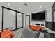 Stylish home office with ample storage, modern desk, and comfortable seating at 324 Park Way, Las Vegas, NV 89106