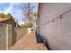 Paver patio leading to potential backyard area at 327 Fuente Dr, Henderson, NV 89014