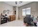 Bedroom with decor and workspace at 4523 Herbert River Ave, Las Vegas, NV 89141