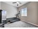 View of the exercise room featuring a treadmill and full-length mirror at 4523 Herbert River Ave, Las Vegas, NV 89141
