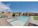 Sparkling pool with integrated spa offering a refreshing oasis for hot summer days at 4523 Herbert River Ave, Las Vegas, NV 89141