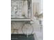 Close-up of a unique bicycle TV console that provides vintage, industrial chic to the room at 64 Lake Oasis St, Henderson, NV 89011