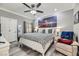 Spacious main bedroom with a king-size bed, ample natural light, and comfortable decor for a relaxing retreat at 830 Carnegie St # 512, Henderson, NV 89052